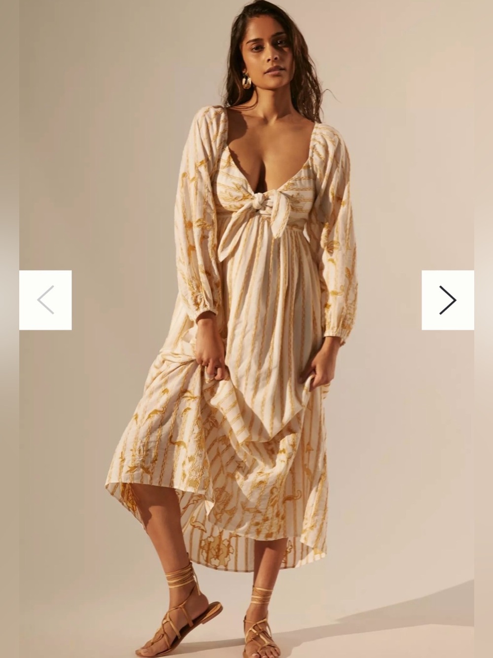 ANTHROPOLOGIE Embroidered Sweetheart Maxi Dress
Size XS